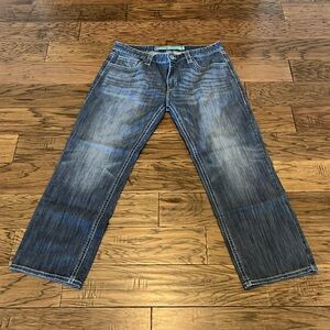 Rock & Roll Denim Revolver Straight Slim Size 36 x 30